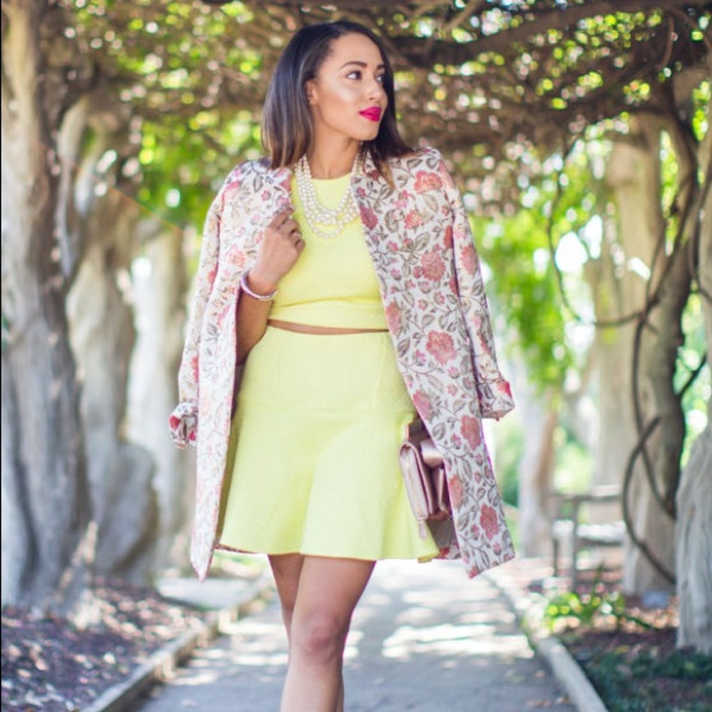Grow to Glow Lulu’s Two Piece Yellow Dress